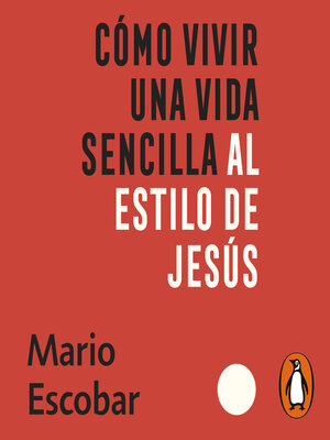 cover image of Como vivir una vida sencilla al estilo de Jesús